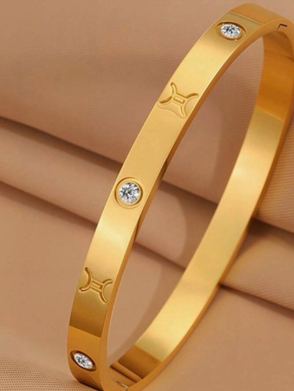 NEW 18K Gold Plated Gemini ♊ Zodiac Sign Bracelet